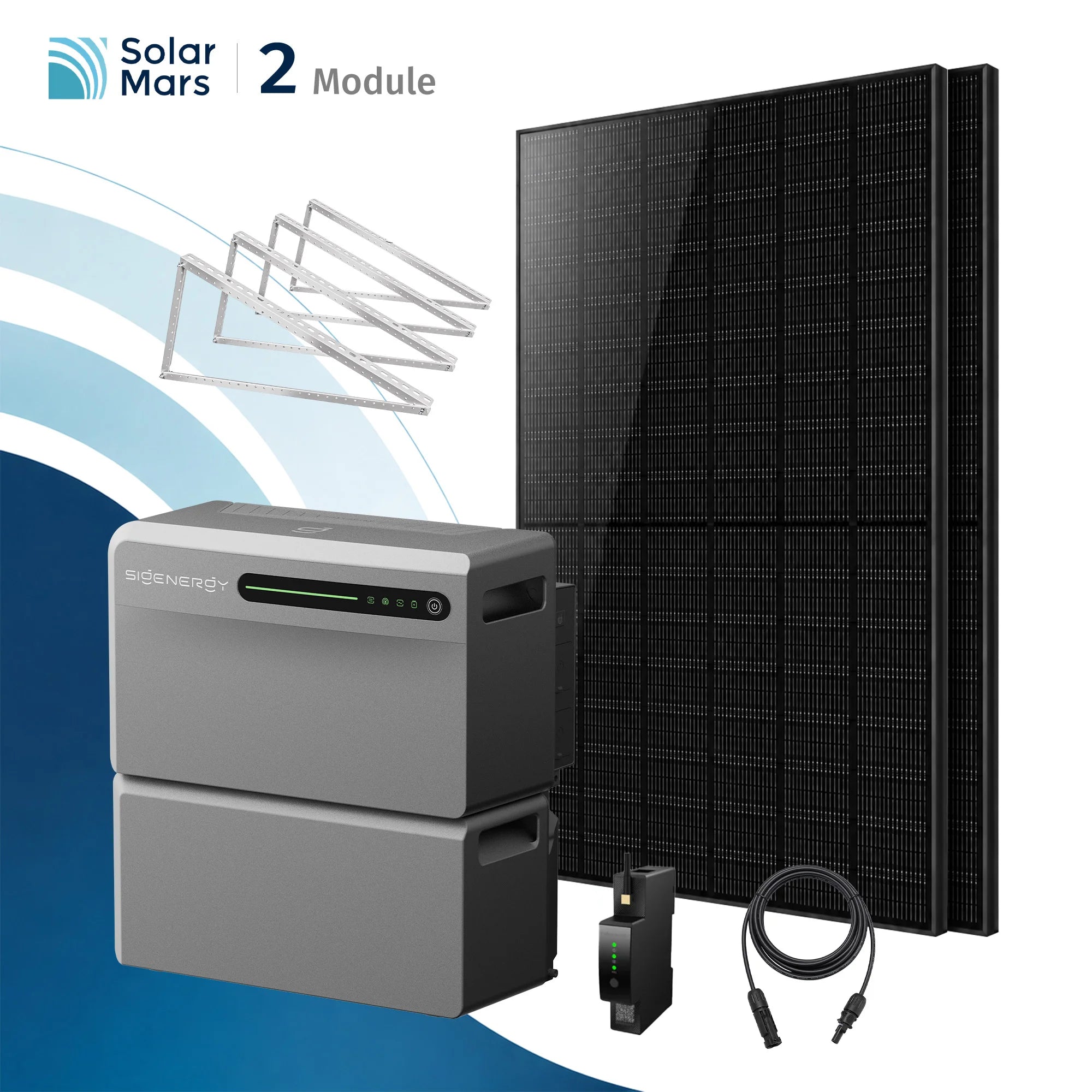 Sigenergy SigenMate 2700 Ultra Balkonkraftwerk Speicher mit 500W Solarmodul Set, modulare Solarlösung für Energieautarkie.