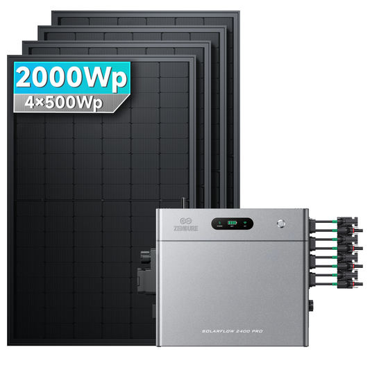Zendure SolarFlow 2400 Pro Stromspeicher 2,4kWh Komplettsystem