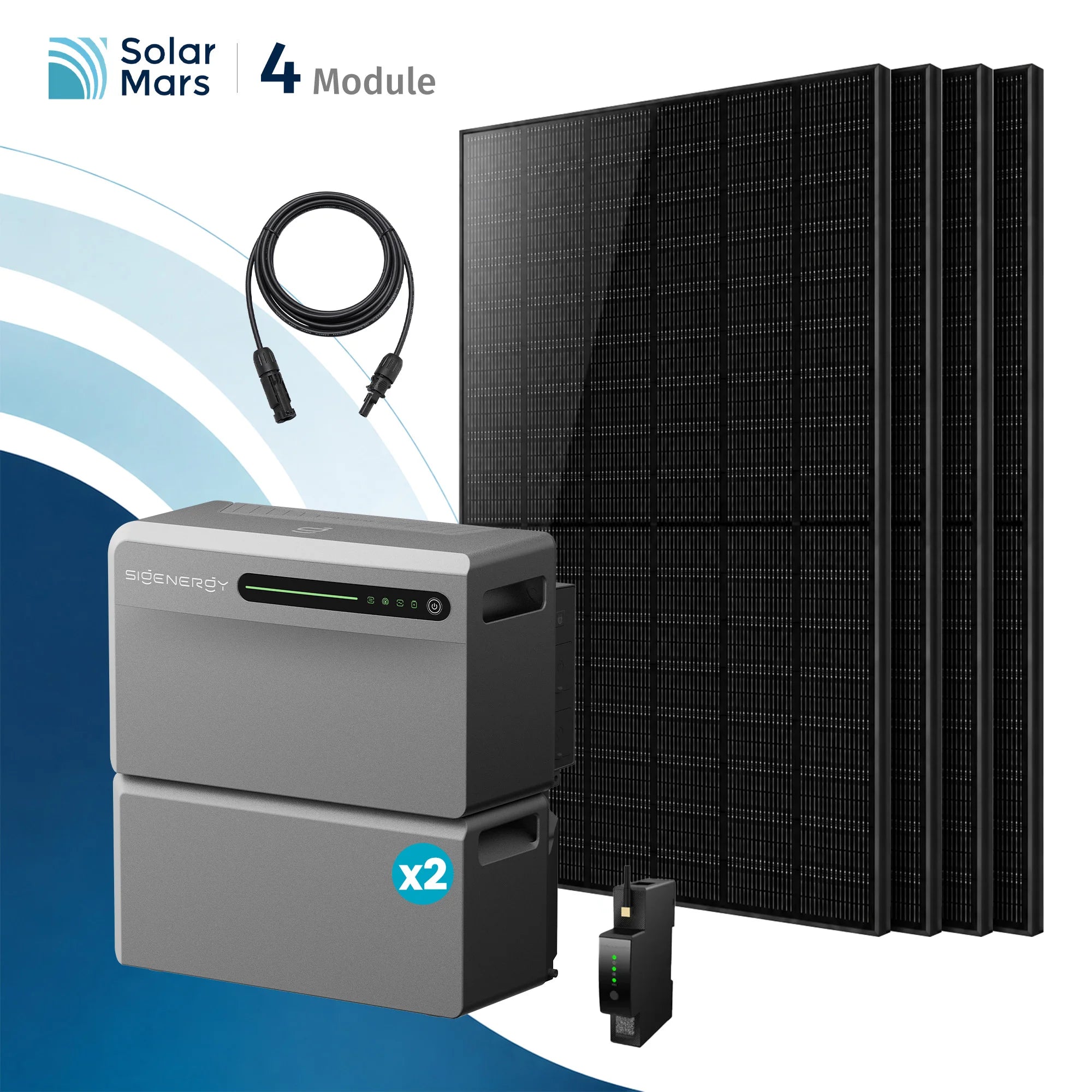 Sigenergy SigenMate 2700 Ultra Balkonkraftwerk Speicher mit 500W Solarmodul Set