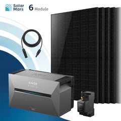 Anker SOLIX Solarbank 3 E2700 Pro Balkonkraftwerk Speicher mit 500Wp Solarmodul und MC4 Solarkabel Set