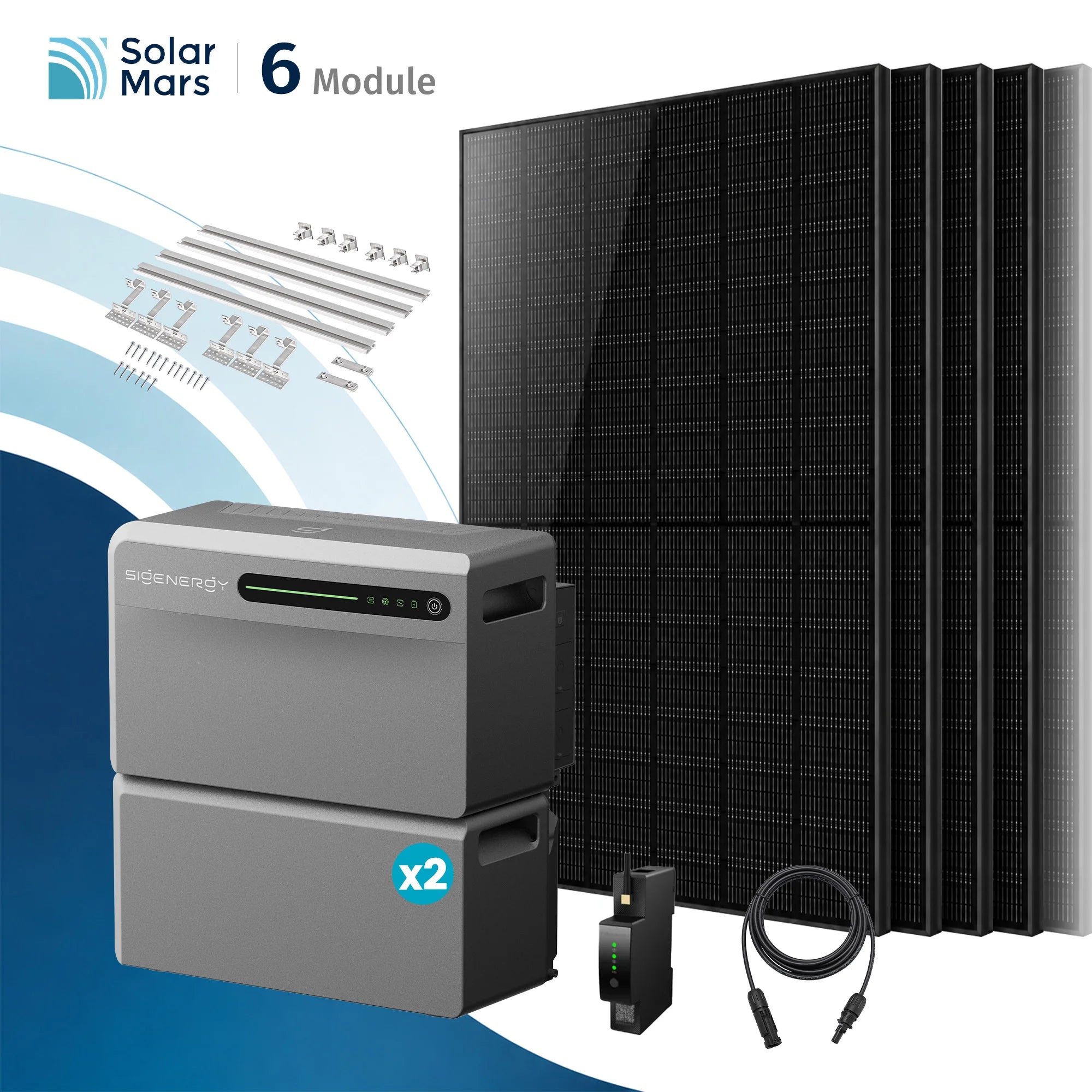 Sigenergy SigenMate 2700 Ultra Balkonkraftwerk Speicher mit 500W Solarmodul Set