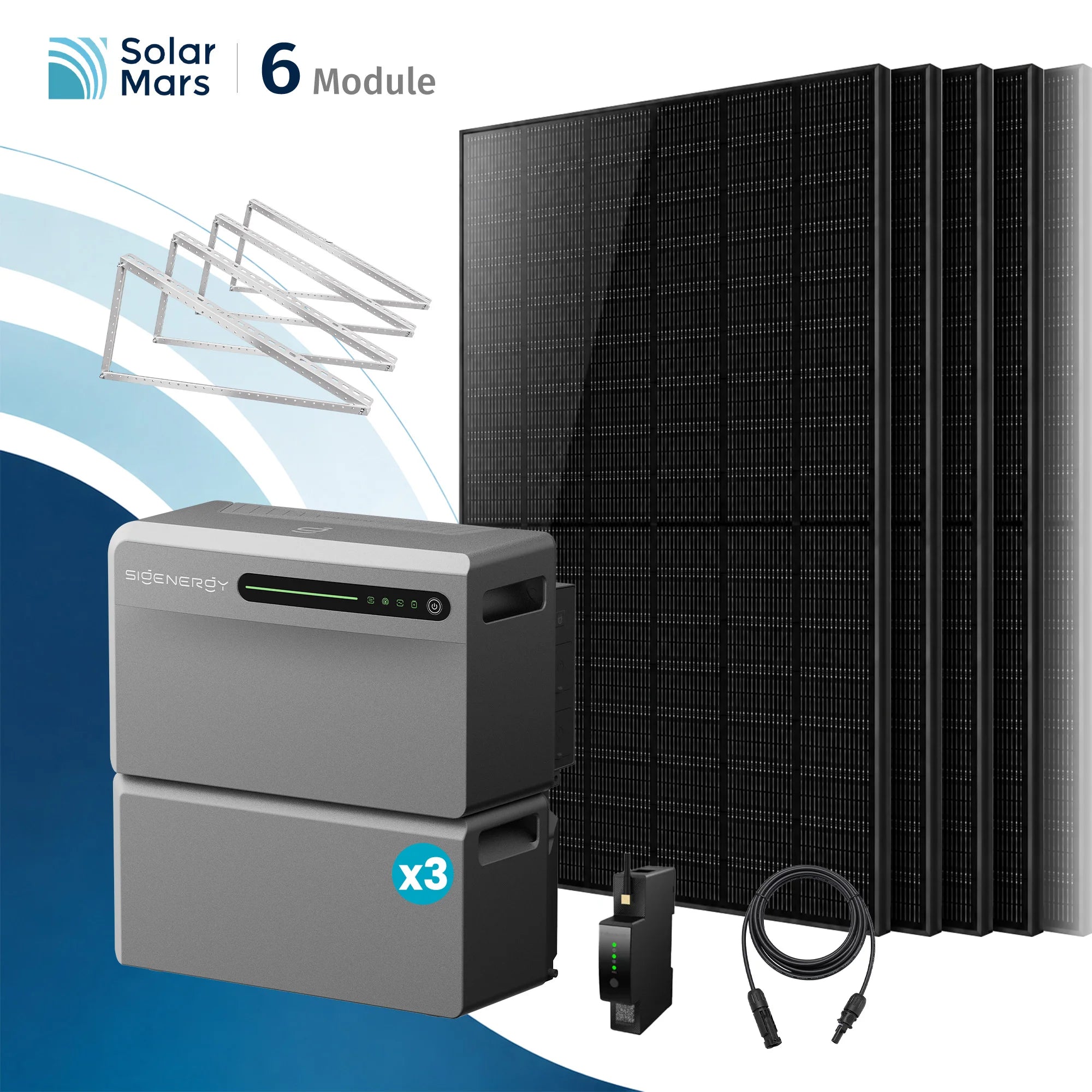 Sigenergy SigenMate 2700 Ultra Balkonkraftwerk Speicher mit 500W Solarmodul Set