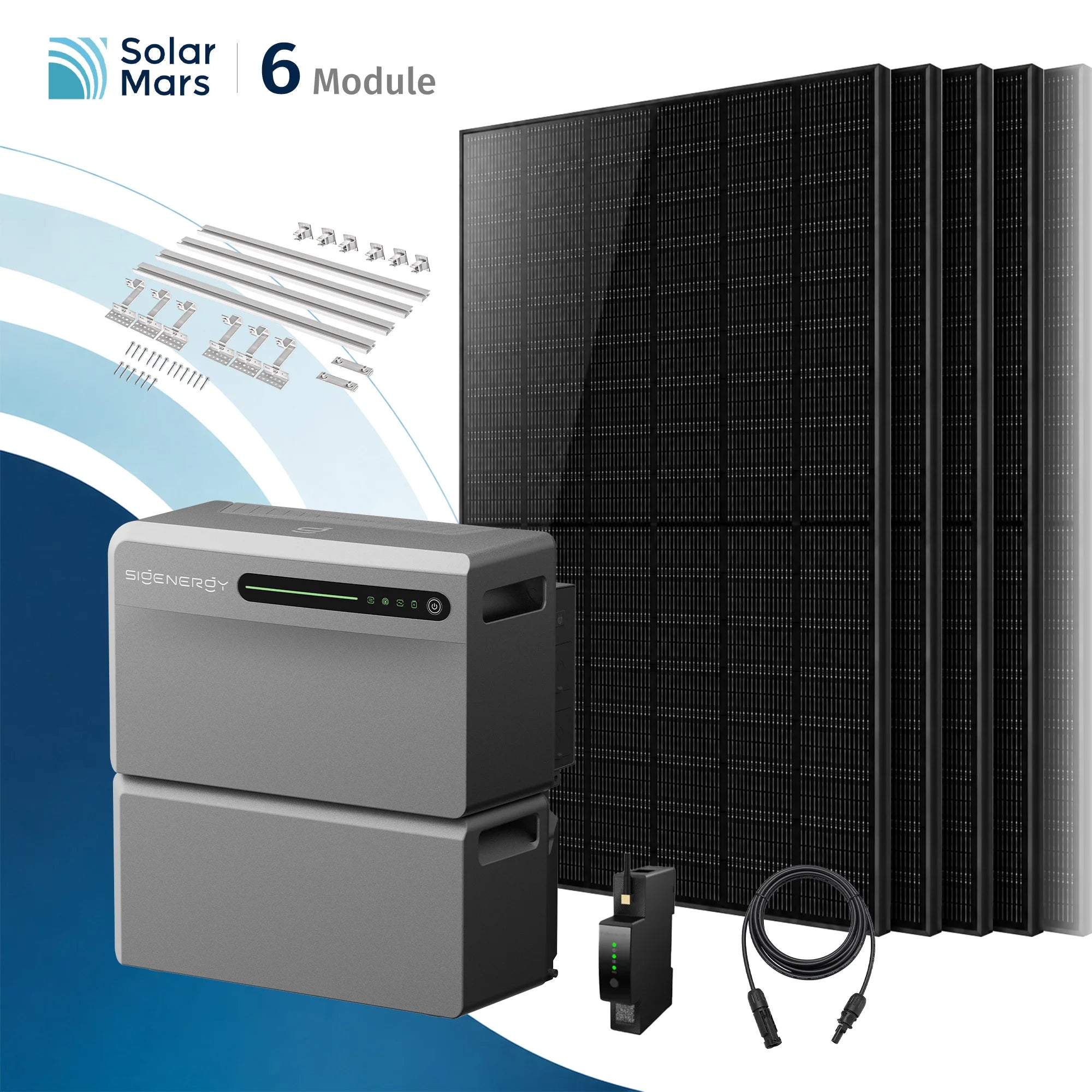 Sigenergy SigenMate 2700 Ultra Balkonkraftwerk Speicher mit 500W Solarmodul Set