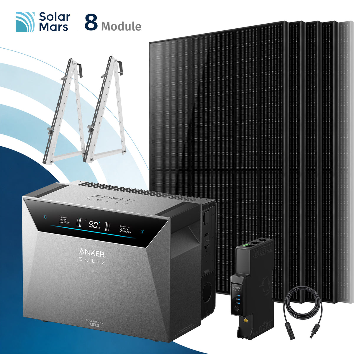 Anker SOLIX Solarbank 4 E5000 Pro Balkonkraftwerk 4000W mit Speicher