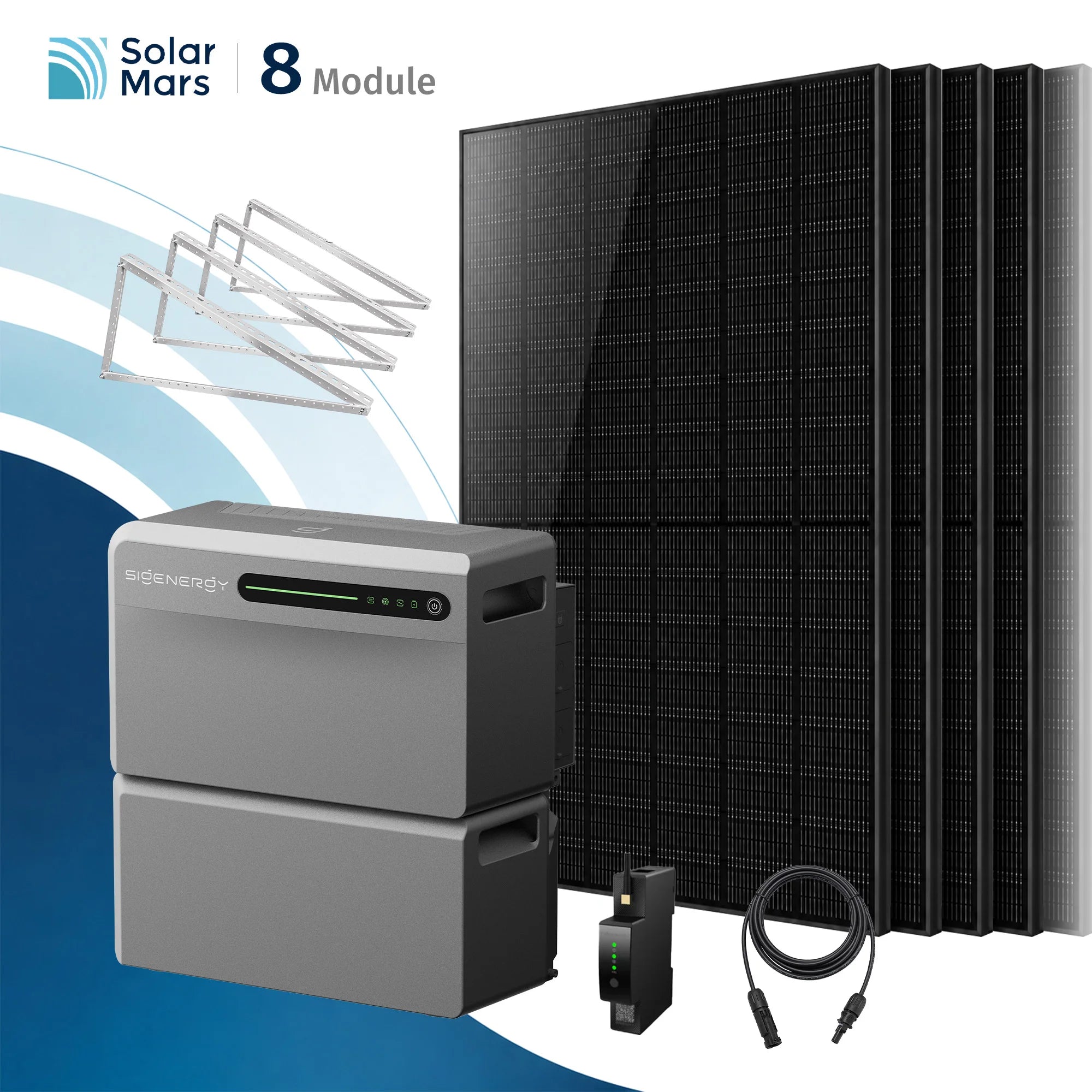 Sigenergy SigenMate 2700 Ultra Balkonkraftwerk Speicher mit 500W Solarmodul Set
