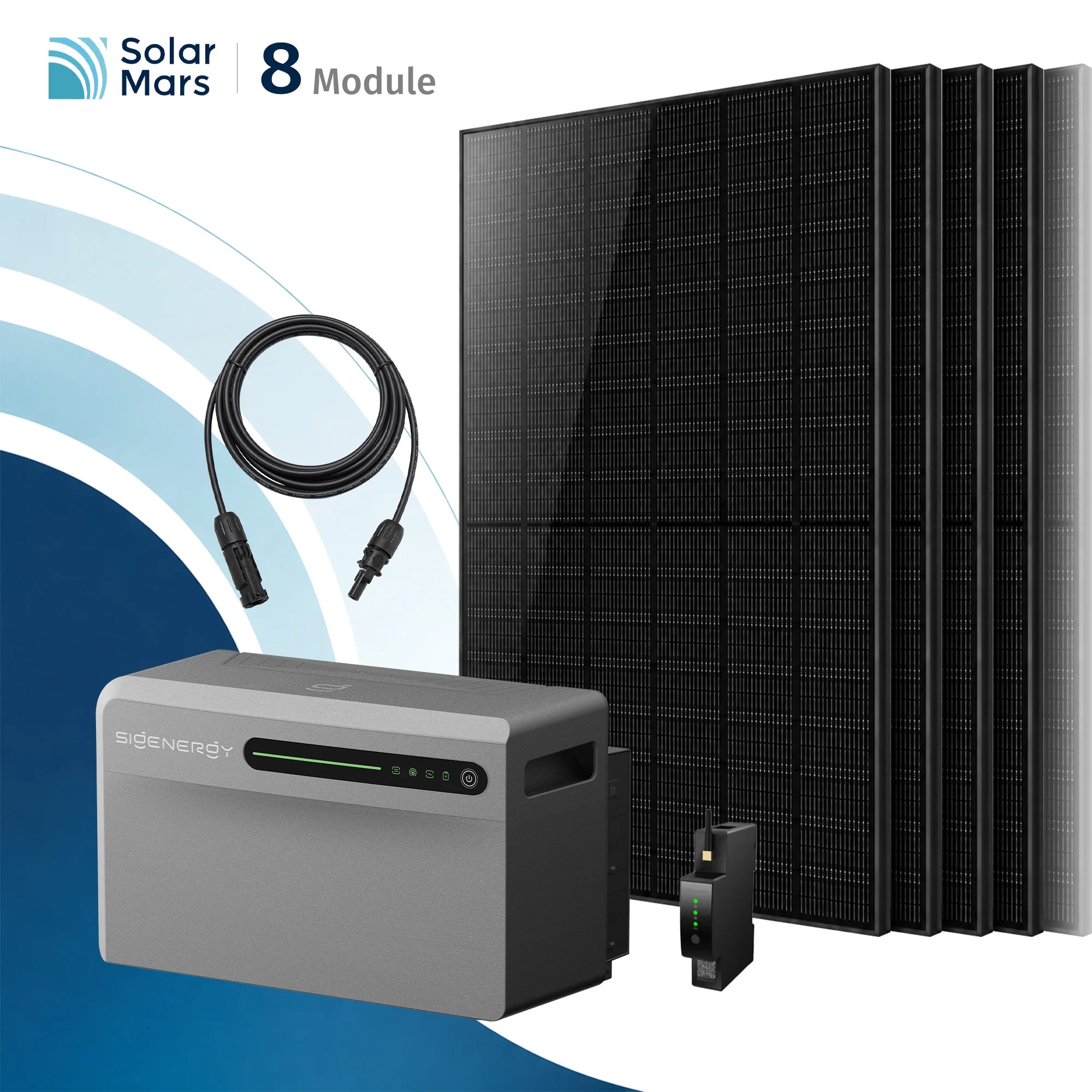 Sigenergy SigenMate 2700 Ultra Balkonkraftwerk Speicher mit 500W Solarmodul Set