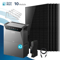 Anker SOLIX Solarbank 4 E5000 Pro Balkonkraftwerk Speicher mit 500W Solarmodul Set