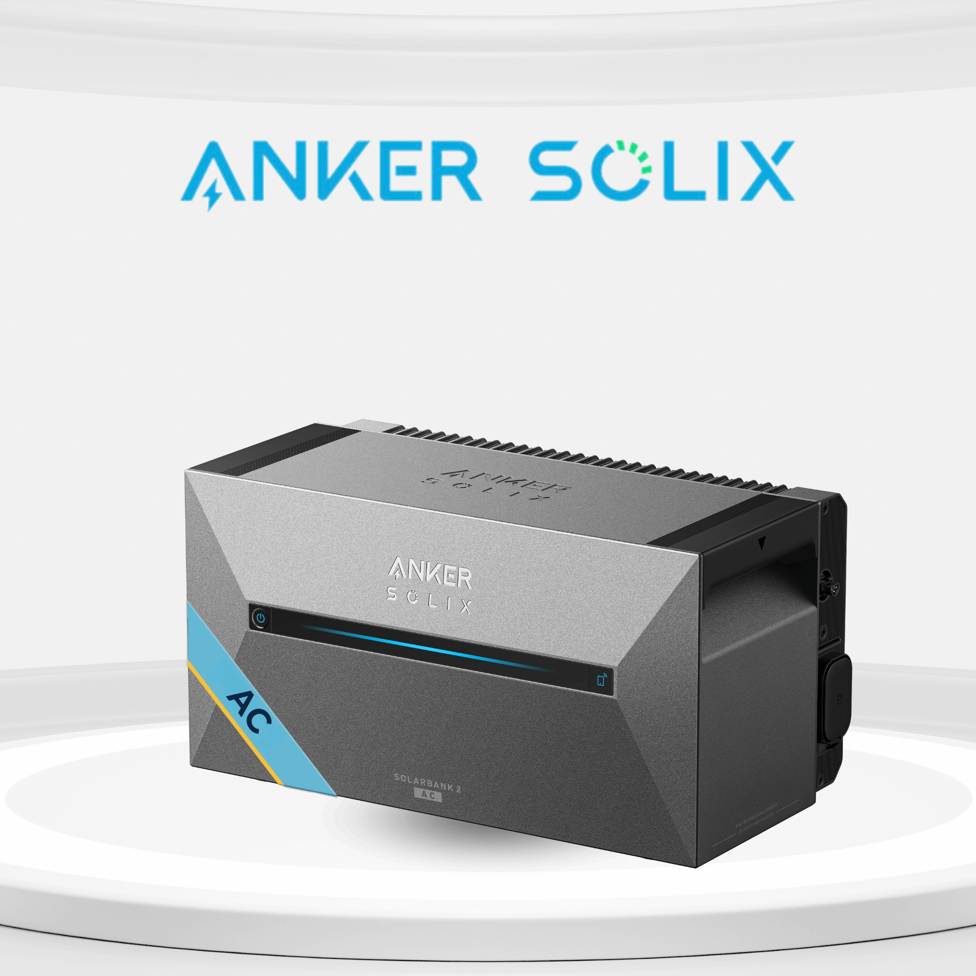 Anker SOLIX Solarbank 2 E1600 AC Speicher 1600wh Produktbild mit innovativem Design
