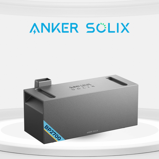 Anker SOLIX BP2700 Erweiterungsakku, 2700Wh für Solaranlagen, robustes Design und hohe Kompatibilität.