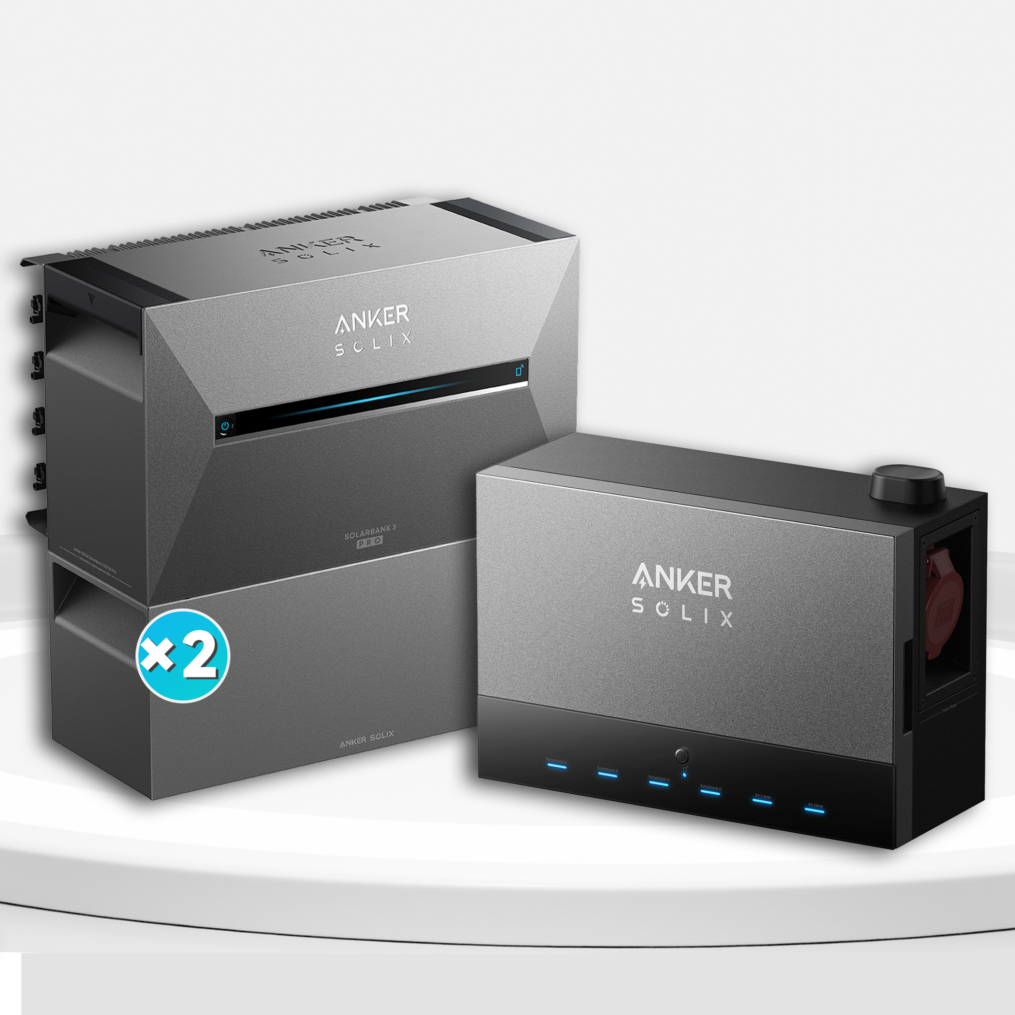 Anker Solix Power Dock mit Solarbank E2700 PRO3 und BP2700 Erweiterungsakku Menge wählbar, Bestellen Sie bis zum 15. September und erhalten Sie 5 Smart Plugs gratis