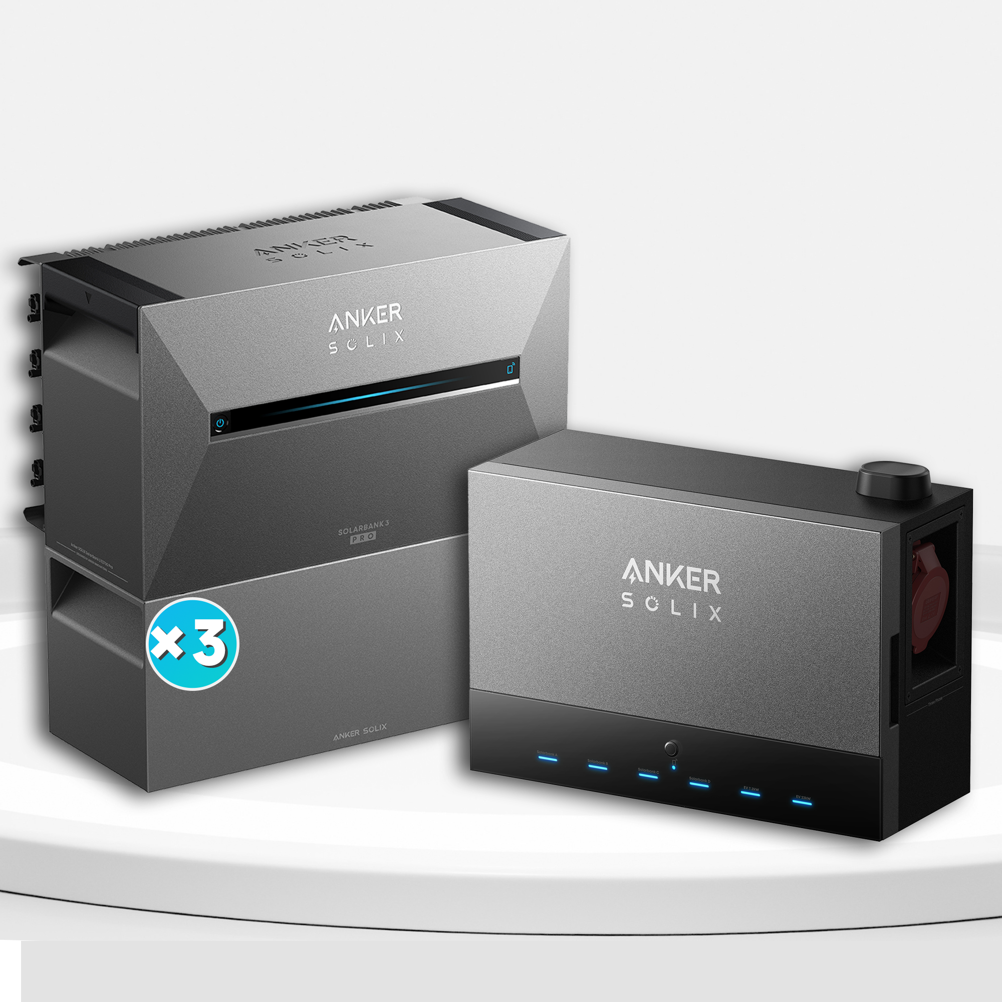 Anker Solix Power Dock mit Solarbank E2700 PRO3 und BP2700 Erweiterungsakku Menge wählbar, Bestellen Sie bis zum 15. September und erhalten Sie 5 Smart Plugs gratis