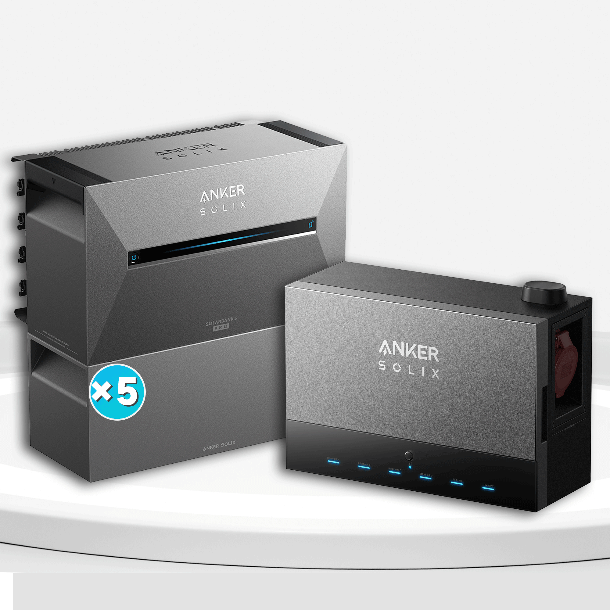 Anker Solix Power Dock mit Solarbank E2700 PRO3 und BP2700 Erweiterungsakku Menge wählbar, Bestellen Sie bis zum 15. September und erhalten Sie 5 Smart Plugs gratis
