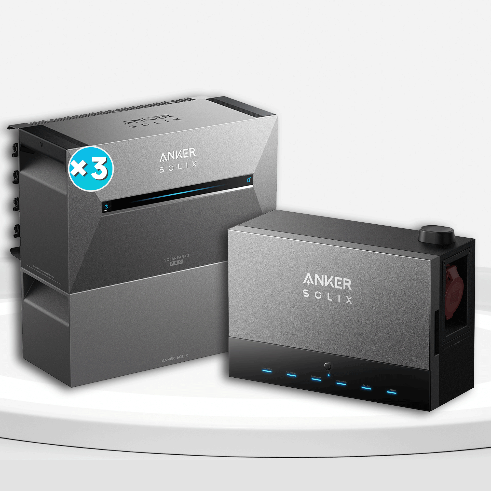 Anker Solix Power Dock mit Solarbank E2700 PRO3 und BP2700 Erweiterungsakku Menge wählbar, Bestellen Sie bis zum 15. September und erhalten Sie 5 Smart Plugs gratis