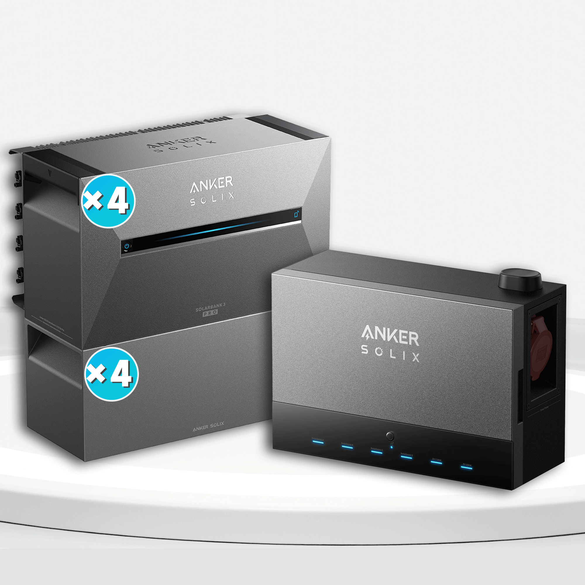 Anker Solix Power Dock mit Solarbank E2700 PRO3 und BP2700 Erweiterungsakku Menge wählbar, Bestellen Sie bis zum 15. September und erhalten Sie 5 Smart Plugs gratis