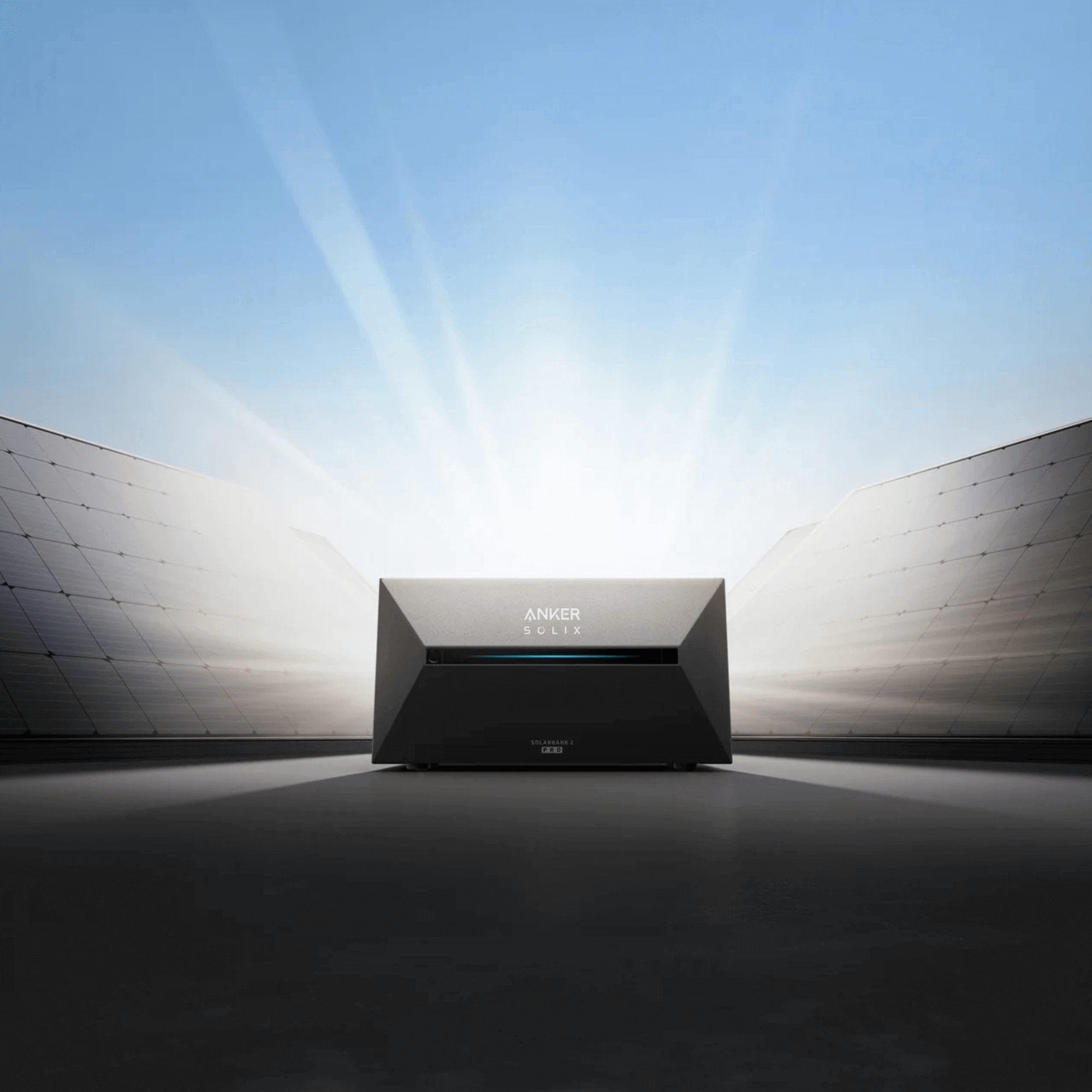 Anker SOLIX Solarbank 2 E1600 Pro Balkonkraftwerk speicher mit 450Wp Solarmodul und MC4 Solarkabel Set