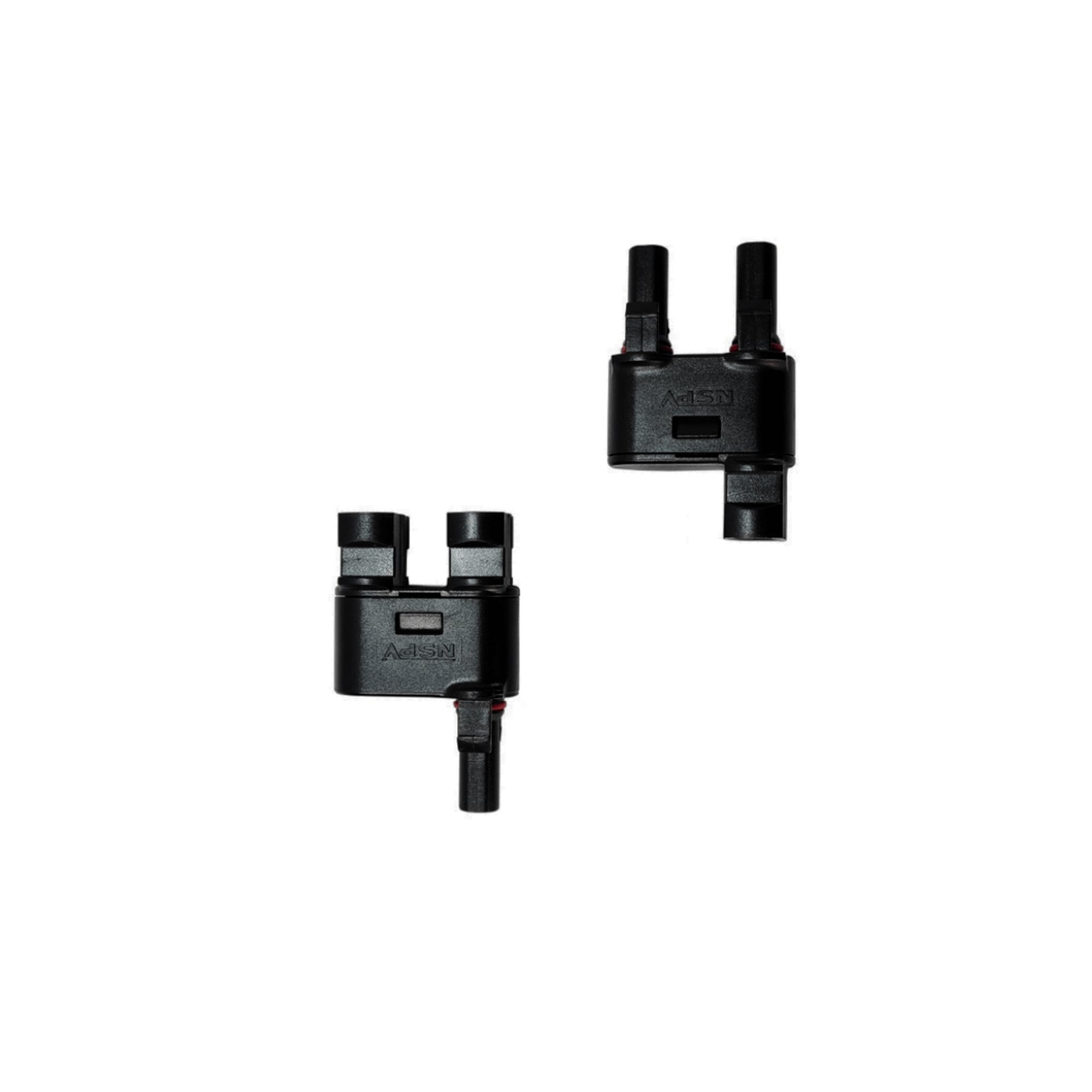 Solarmars Y-Anschluss für Solarmodule, bestehend aus zwei hochwertigen Anschlüssen, ideal für Solarmodule.