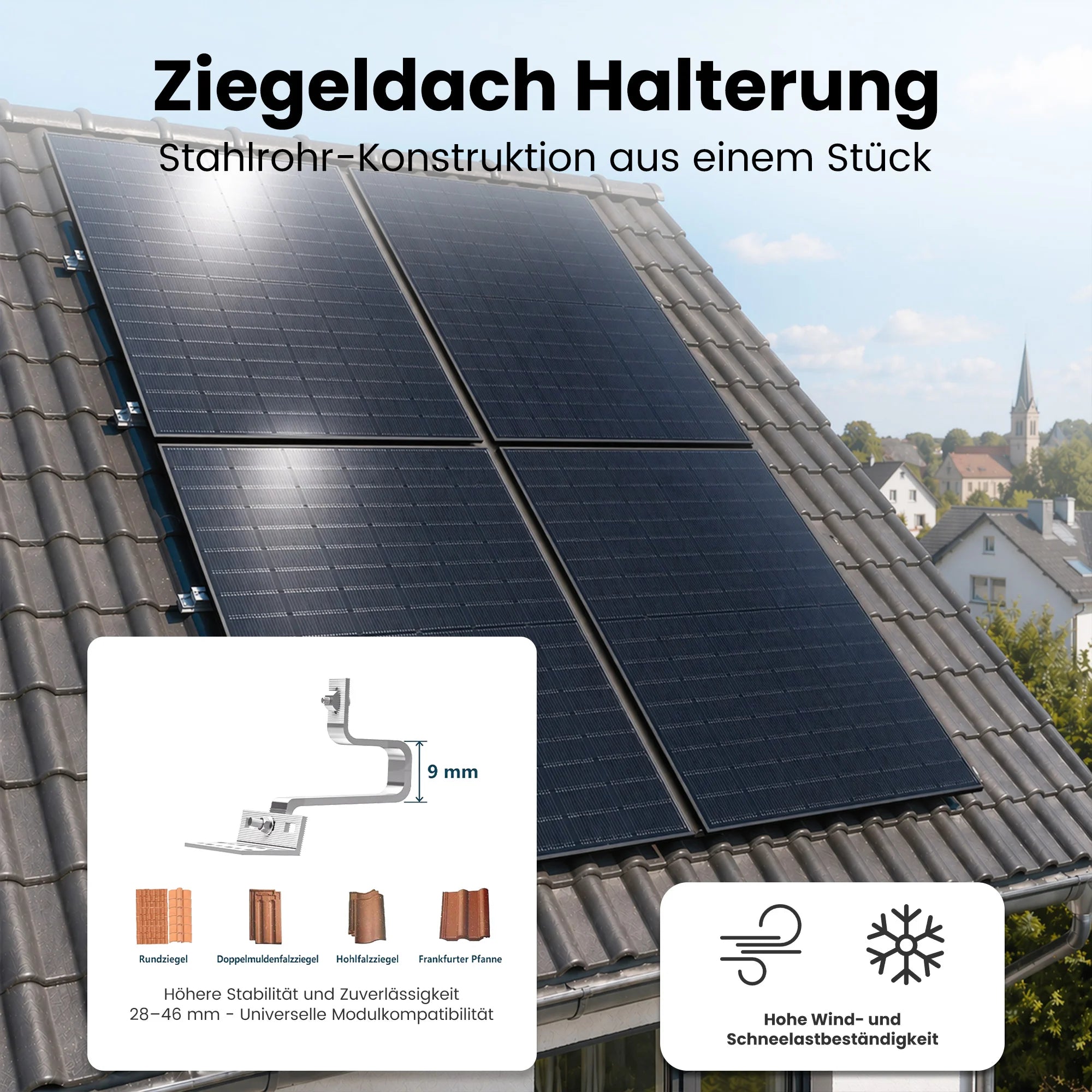 Anker SOLIX Solarbank 3 E2700 Pro Balkonkraftwerk Speicher mit 500Wp Solarmodul und MC4 Solarkabel Set