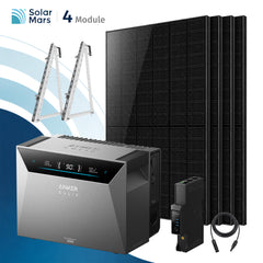 Anker SOLIX Solarbank 4 E5000 Pro Balkonkraftwerk Speicher mit 500W Solarmodul Set