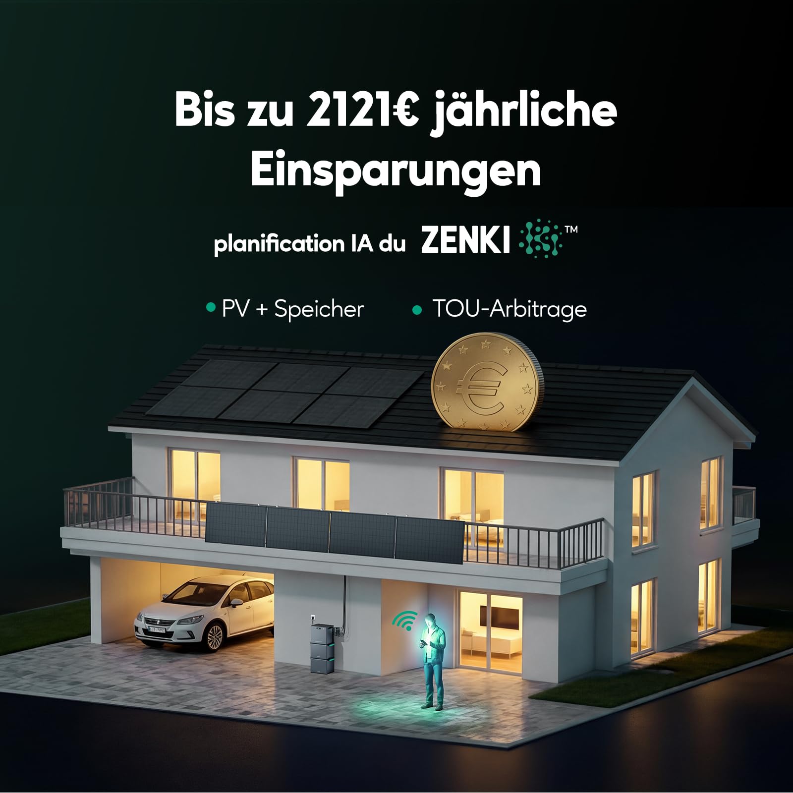 Zendure SolarFlow 2400 Pro Stromspeicher 2.4kWh