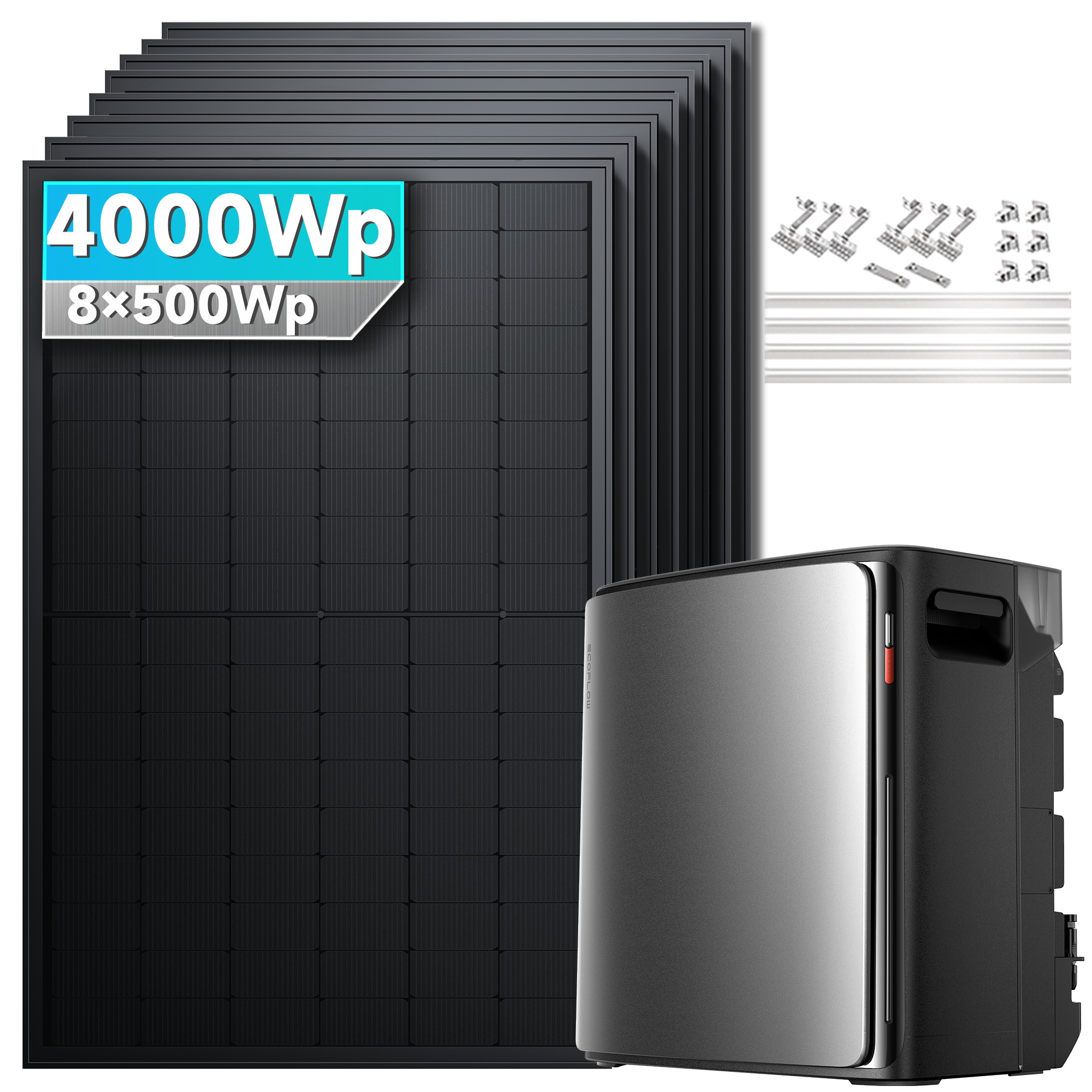 EcoFlow STREAM Ultra X Balkonkraftwerk mit Speicher