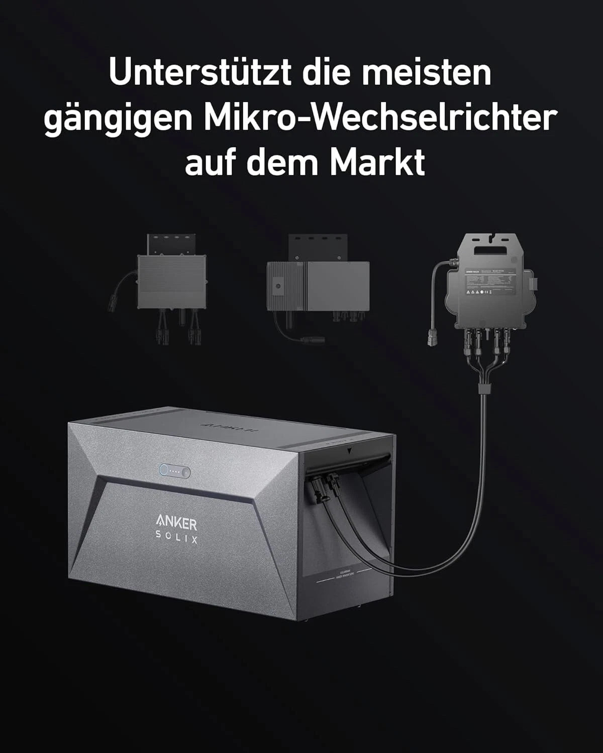 ANKER SOLIX Solarbank E1600 Gen2 mit integr. 0W Schalter &integr. Heizung 1600Wh