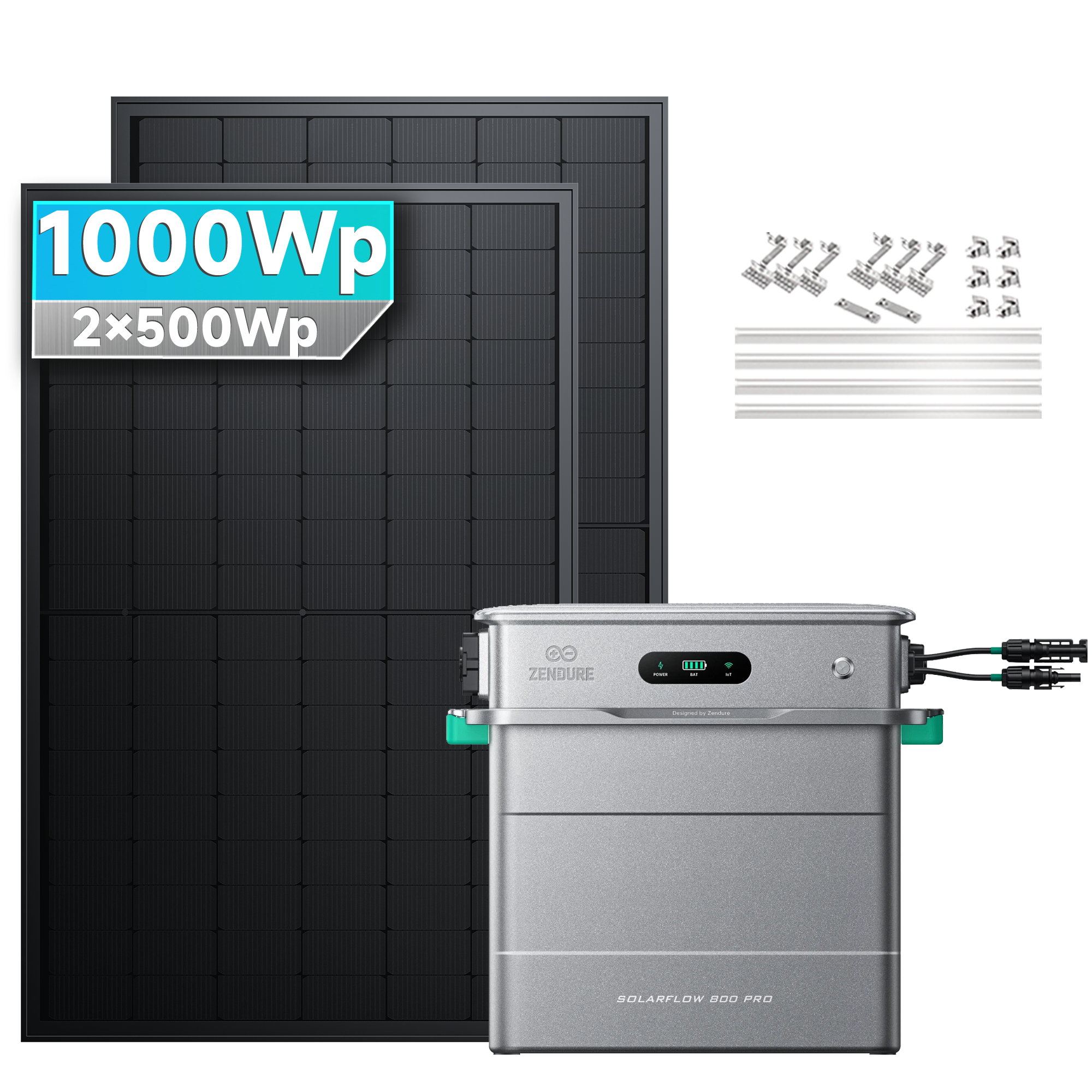 Zendure SolarFlow 800 Pro Balkonkraftwerk mit Speicher
