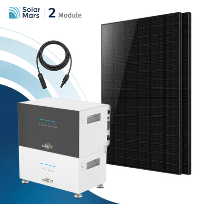 Balkonkraftwerk 2000 Watt mit Speicher SunEnergyXT 500 Set