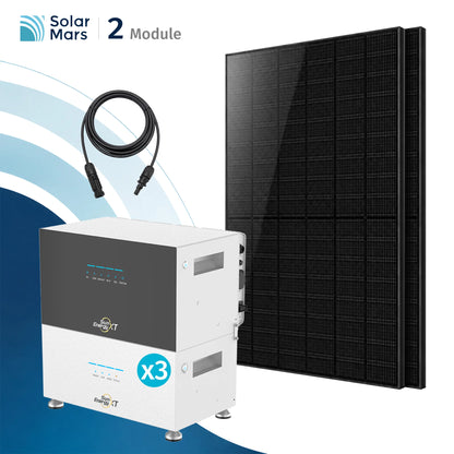 Balkonkraftwerk 2000 Watt mit Speicher SunEnergyXT 500 Set