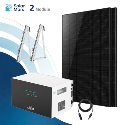 Balkonkraftwerk 2000 Watt mit Speicher SunEnergyXT 500 Set