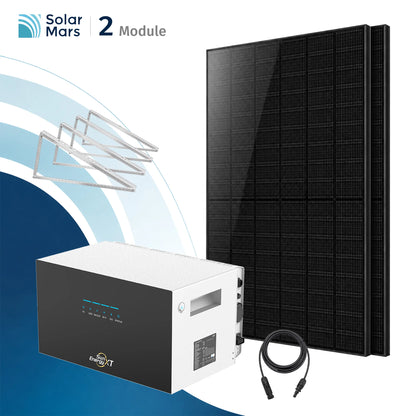 Balkonkraftwerk 2000 Watt mit Speicher SunEnergyXT 500 Set