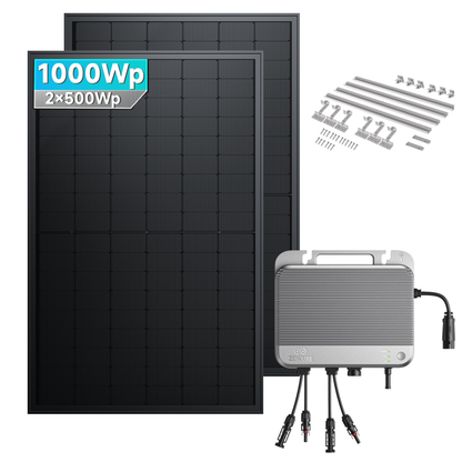 Balkonkraftwerk mit Zendure SolarFlow 800 Hybrid-Wechselrichter