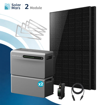 Sigenergy SigenMate 2700 Ultra Balkonkraftwerk Speicher mit 500W Solarmodul Set, Solarenergie für mehr Unabhängigkeit