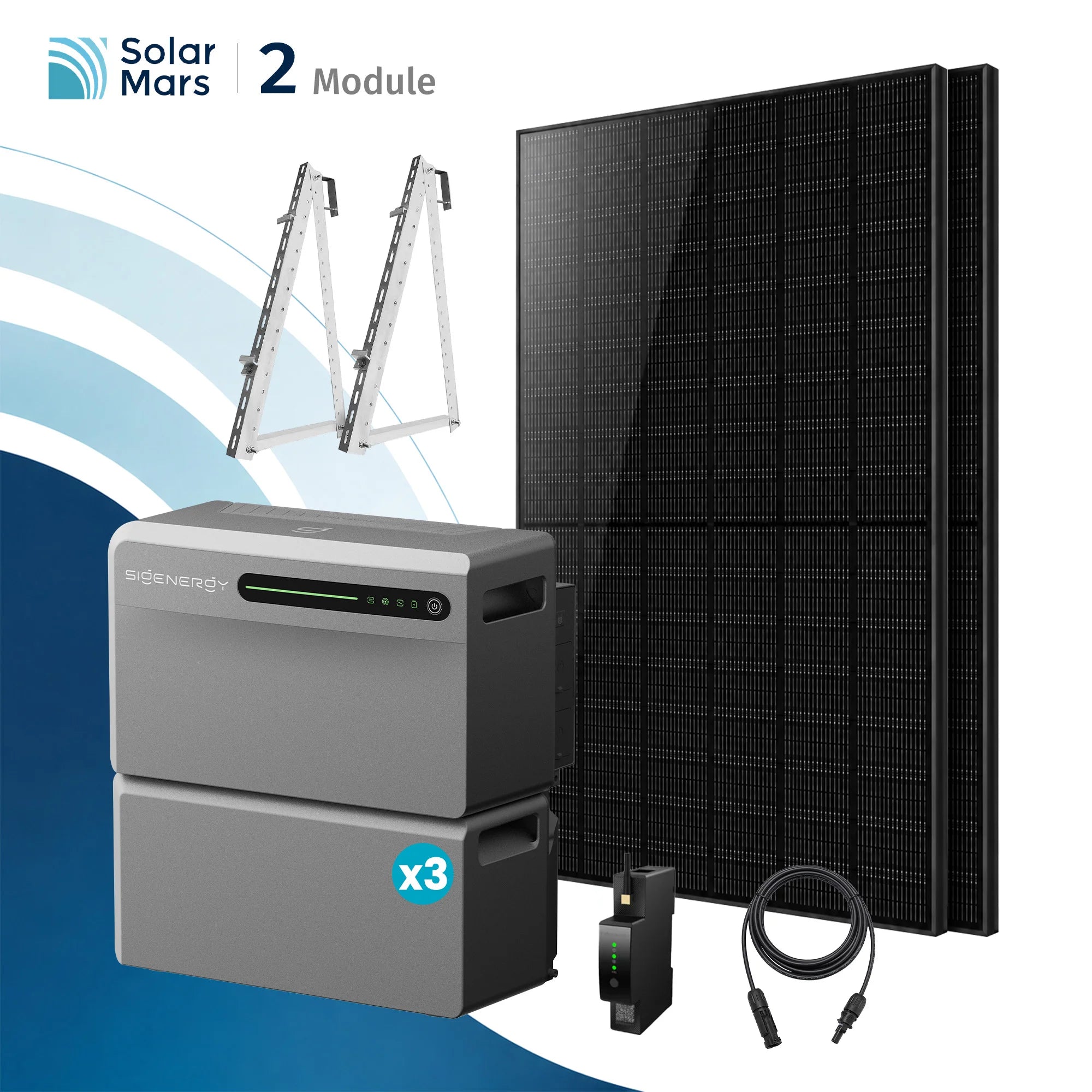 Sigenergy SigenMate 2700 Ultra Balkonkraftwerk Speicher mit 500W Solarmodul Set