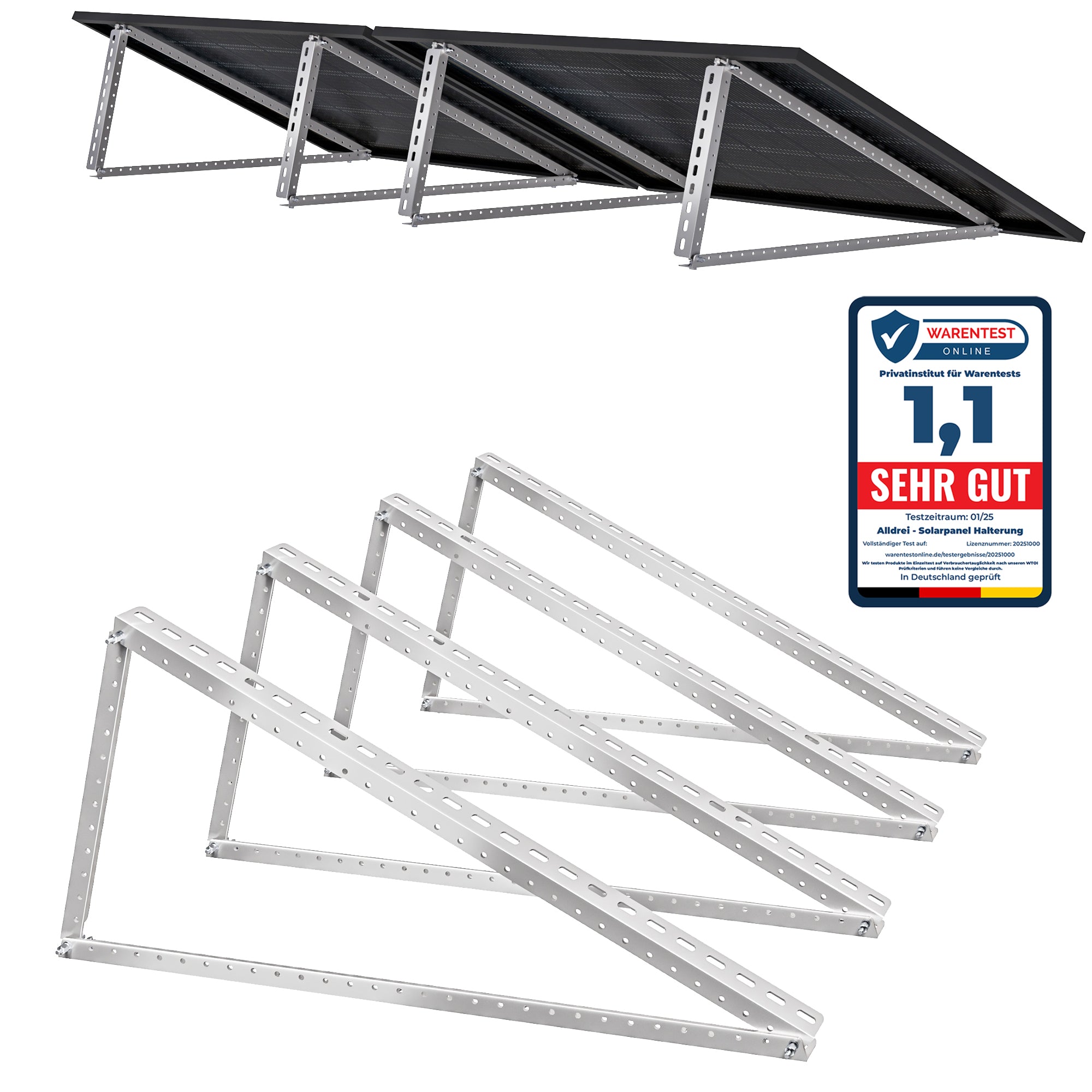 1 Paar Solarmodul Halterung,114cm Solarpanel Halterung 0°-90°Einstellbar,PV Anlage Halterungen für 100-600W Balkonkraftwerk Halterung,45 Zoll Wandmontage Photovoltaik Solarmodule für Dach,Wohnmobil 1 Paar Solarmodul Halterung,114cm Solarpanel Halterung 0°-90°Einstellbar,PV Anlage Halterungen für 100-600W Balkonkraftwerk Halterung,45 Zoll Wandmontage Photovoltaik Solarmodule für Dach,Wohnmobil