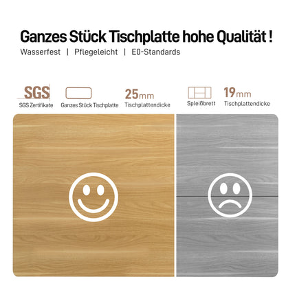 ERGOFINO Tischplatte aus MDF