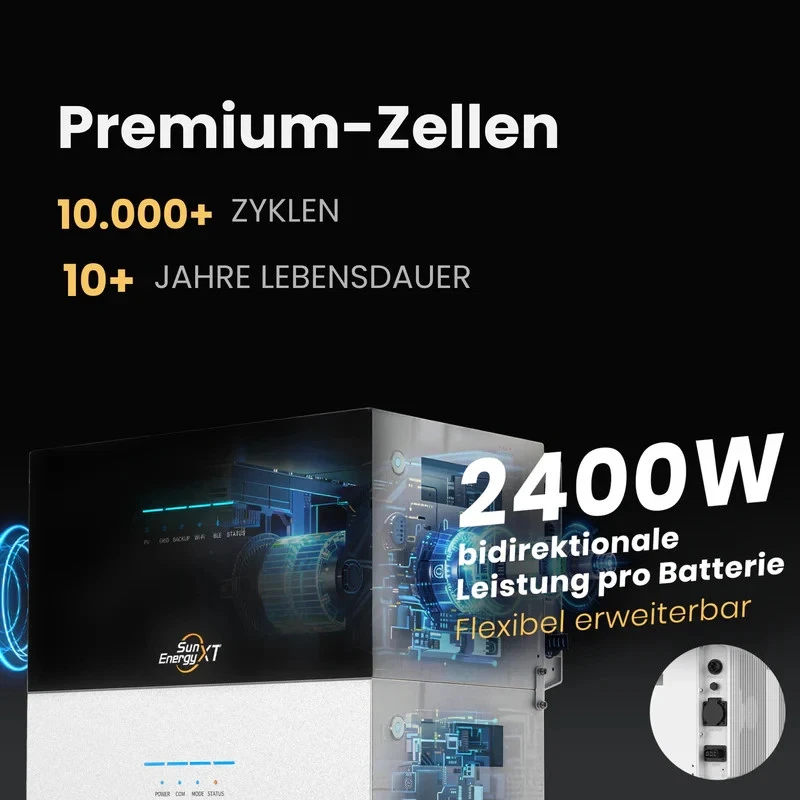 SunEnergyXT B500 Erweiterungsspeicher 5kWh für SunEnergyXT 500 / 500 PRO