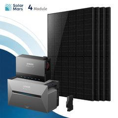 Anker SOLIX Power Dock mit Solarbank 3 E2700 Pro Balkonkraftwerk Speicher mit 500W Solarmodul Set
