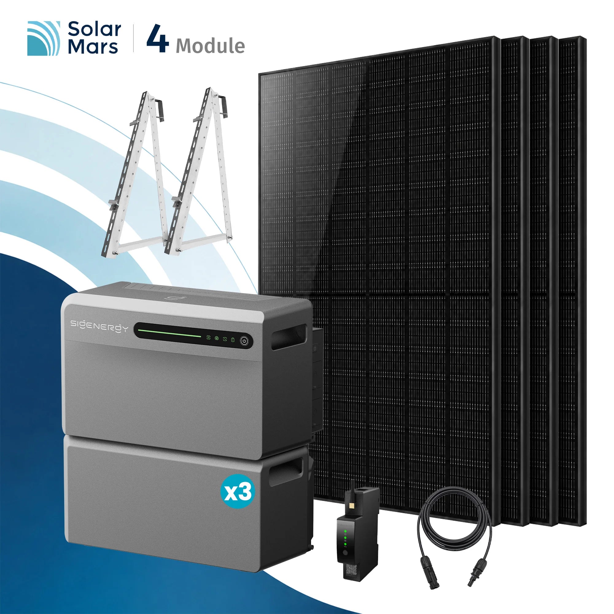 Sigenergy SigenMate 2700 Ultra Balkonkraftwerk Set mit 500W Solarmodul und Speicher.