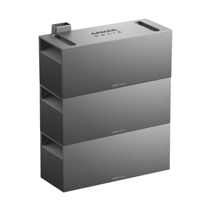Anker SOLIX BP2700 Erweiterungsakku 2700Wh Speicher zur flexiblen Erweiterung Ihrer Solaranlage