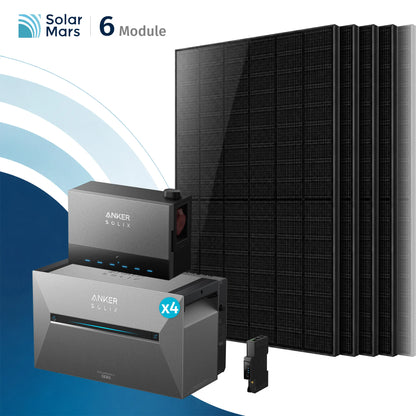 Anker SOLIX Power Dock mit Solarbank 3 E2700 Pro Balkonkraftwerk Speicher mit 500W Solarmodul Set