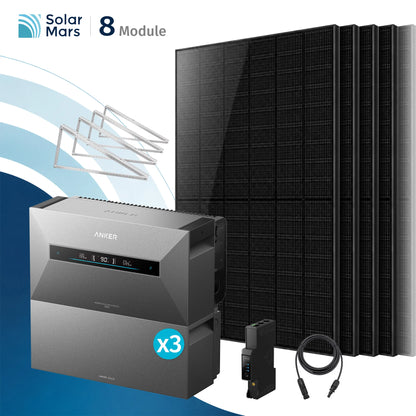 Anker SOLIX Solarbank Max Balkonkraftwerk Speicher mit 500W Solarmodul Set