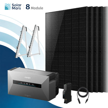 Anker SOLIX Solarbank Max Balkonkraftwerk Speicher mit 500W Solarmodul Set
