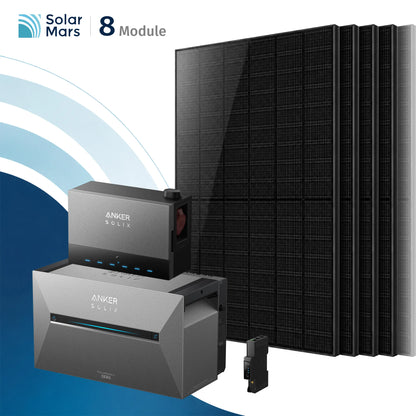 Anker SOLIX Power Dock mit Solarbank 3 E2700 Pro Balkonkraftwerk Speicher mit 500W Solarmodul Set