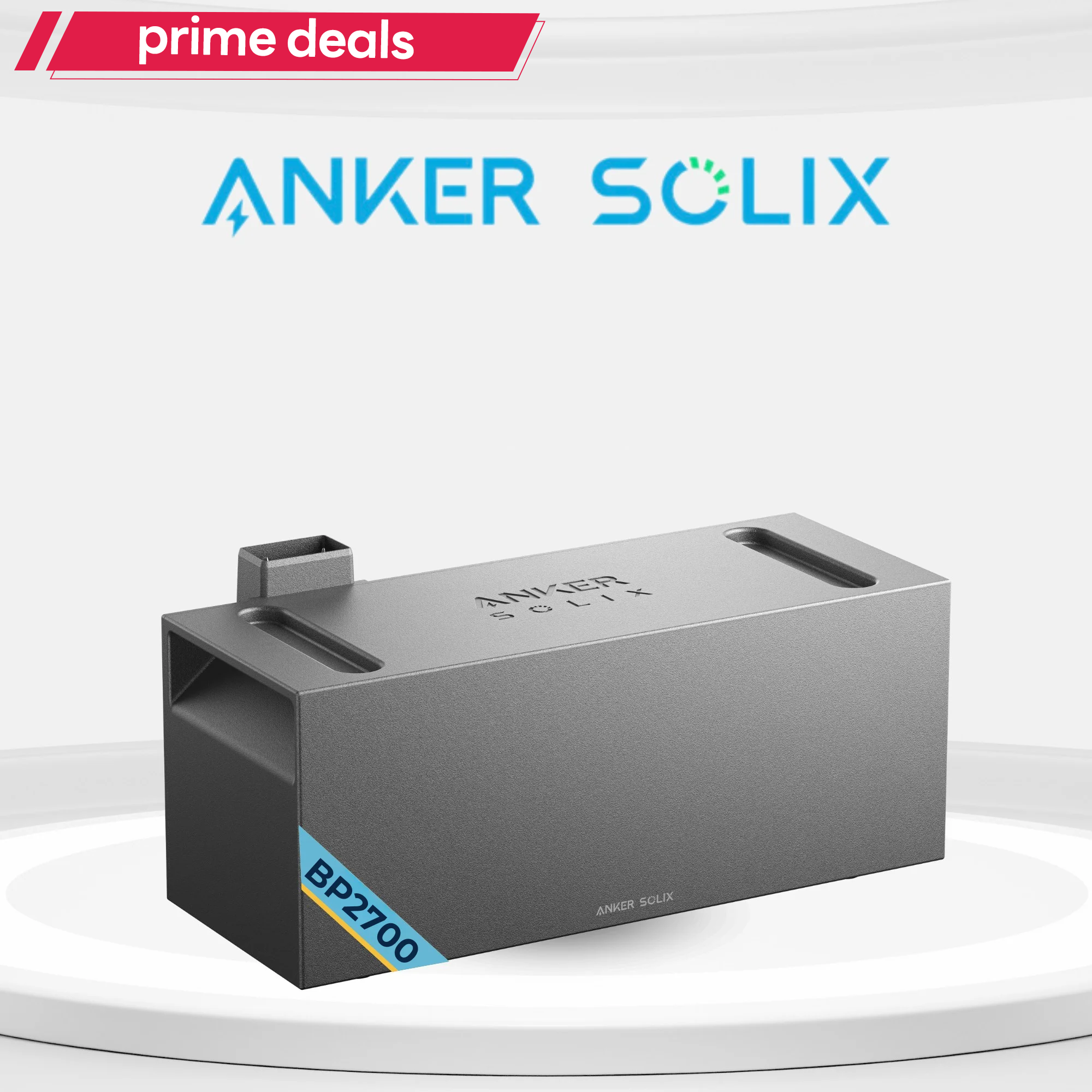 Anker SOLIX BP2700 Erweiterungsakku 2700Wh Speicher zur flexiblen Erweiterung Ihrer Solaranlage
