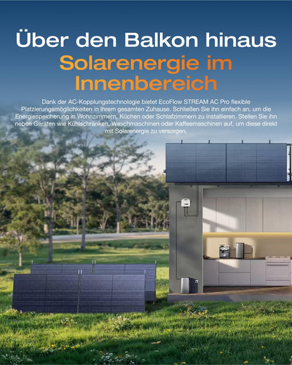 EcoFlow 2000W Balkonkraftwerk mit STREAM Ultra und AC Pro