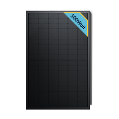 Sunpro 500W Solarpanel Glas-Glas Module für Balkonkraftwerk Topcon Bifazial Full Black