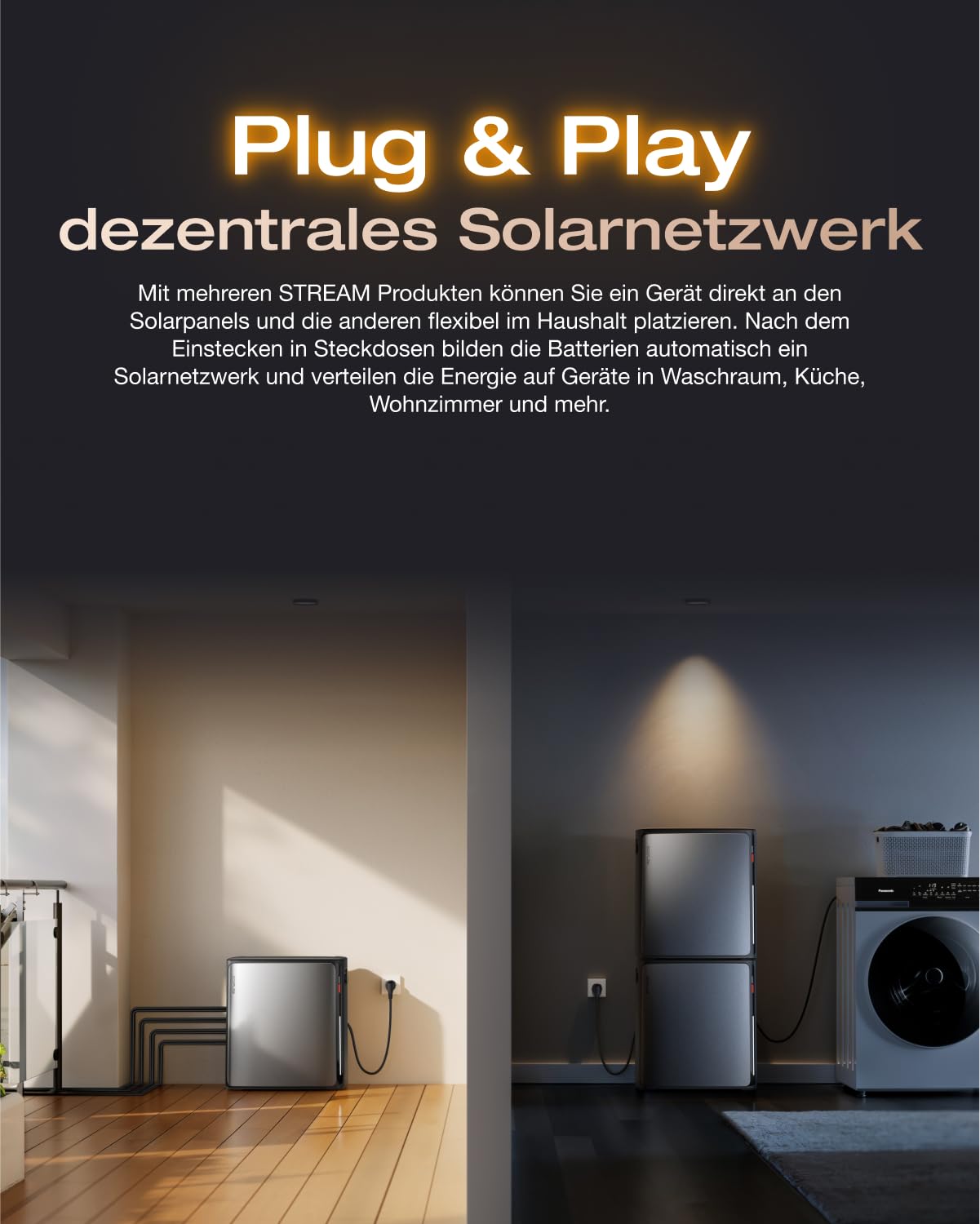 EcoFlow STREAM Ultra X Balkonkraftwerk mit Speicher