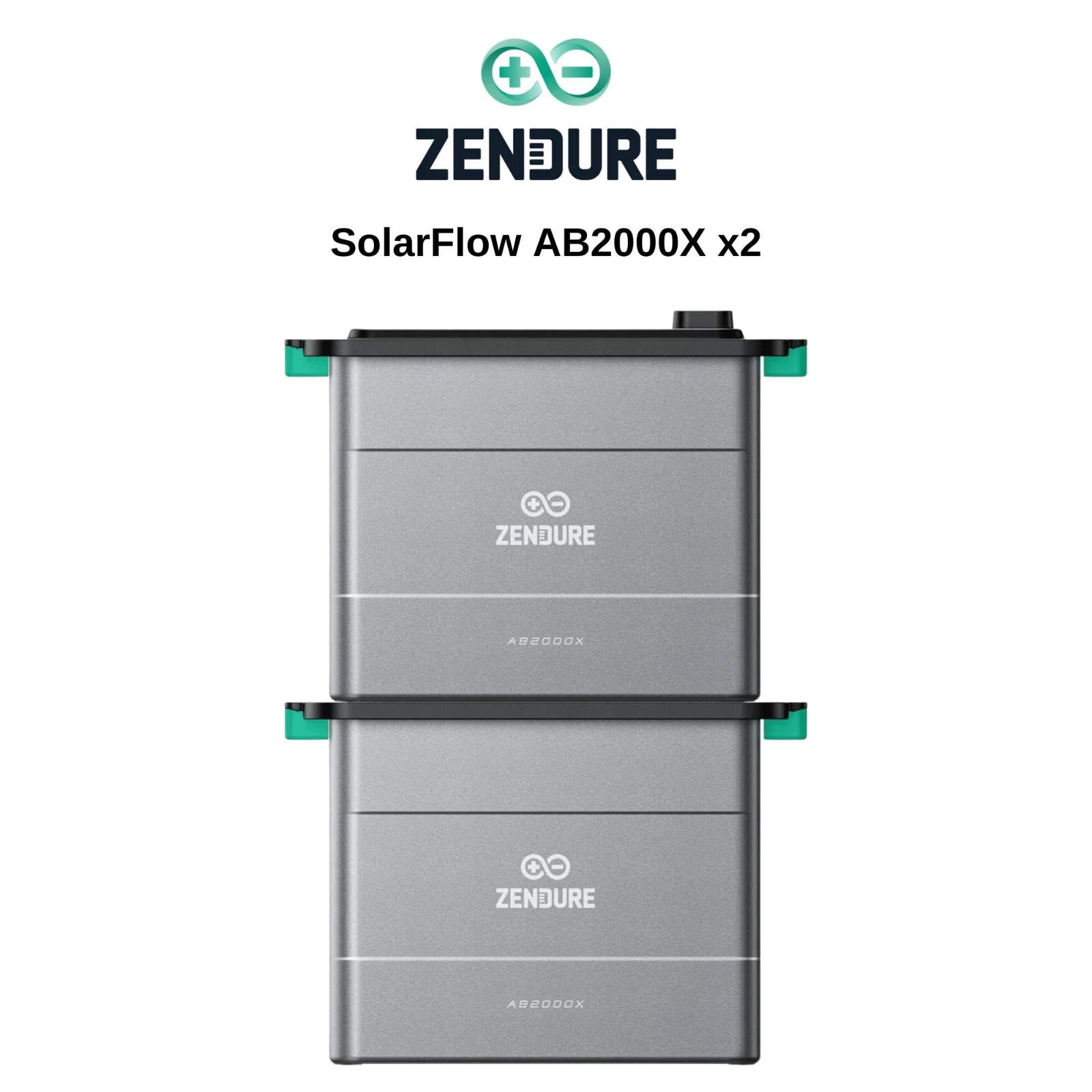 Zendure SolarFlow AB2000X x2, 3,84kWh Akkus Speicher für Balkonkraftwerk