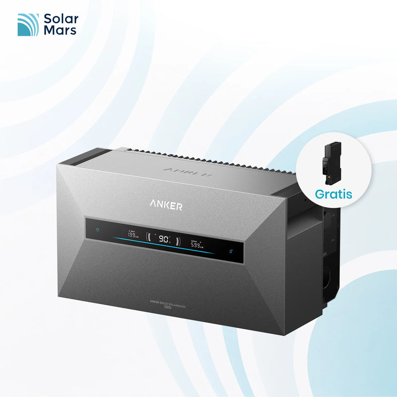 Anker SOLIX Solarbank Max 7 kWh Solarstromspeicher inkl. Smart Meter Gen 2

