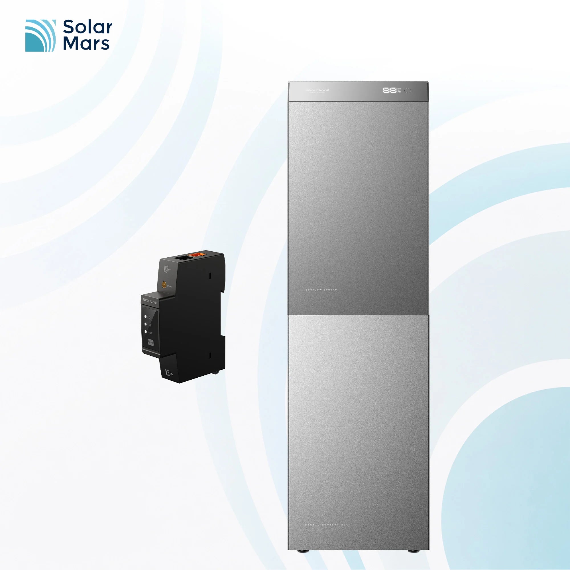 EcoFlow STREAM 5000 Heimspeicher mit Smart Meter V2 für effiziente Energieversorgung und Speicherung.